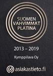 asiakastieto.fi Suomen vahvimmat -merkki